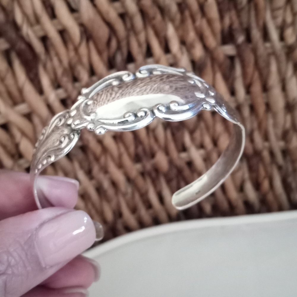 Artisan Handcrafted Solid Sterling Silver Cuff Br… - image 3